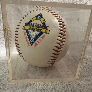 1990 - Texas League  All-Star Game Baseball - Encased